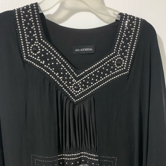 Black and silver caftan - Picture 2 of 5